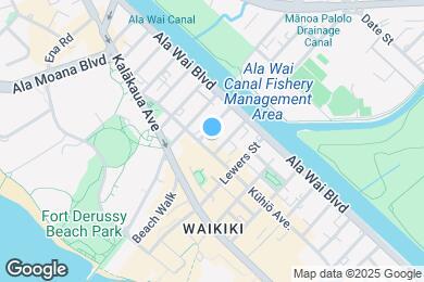 Map image of the property - 2140 Kuhio Ave