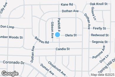 Map image of the property - 3173 Parkhill Ave