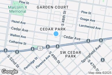 Map image of the property - 4816 Cedar Ave