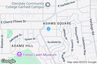 Map image of the property - 1116 E Palmer Ave