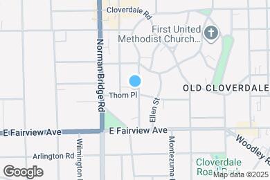 Map image of the property - 1960 Ridge Ave