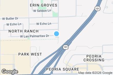 Map image of the property - 9503 W Las Palmaritas Dr
