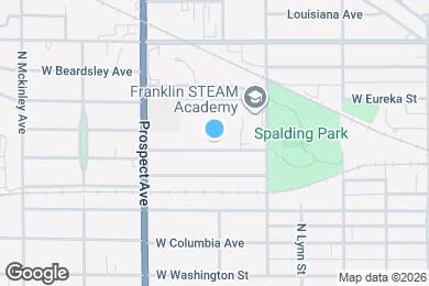 Map image of the property - 802 W Harvard St