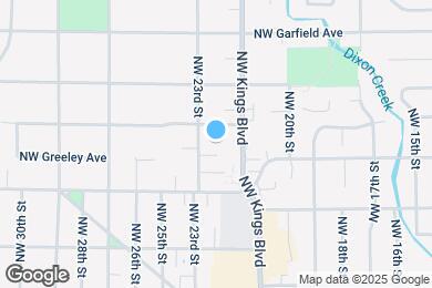 Map image of the property - 1325 NW 23rd St