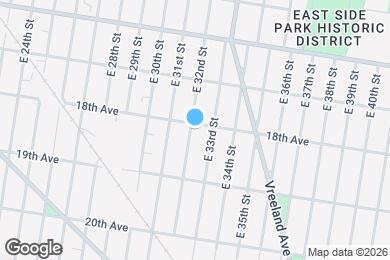 Map image of the property - 244 18th Ave