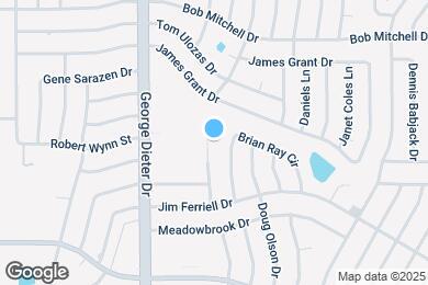 Map image of the property - 1640 Rick Rhodes Dr