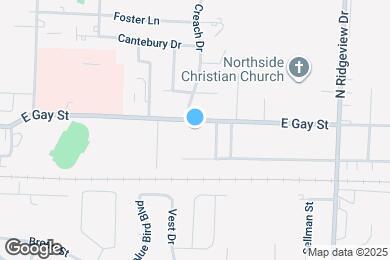 Map image of the property - 750 E Gay St