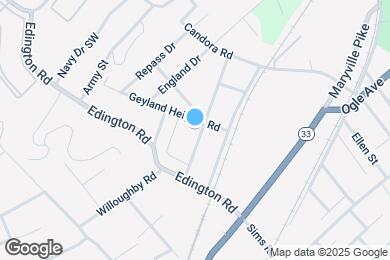 Map image of the property - 1303 Chestnut St