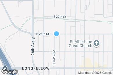 Map image of the property - 2805 28th Ave S