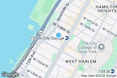 Map image of the property - Room in Shared 4 bed/1 bath home in Hamilton Heights