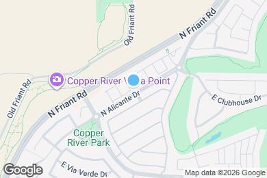 Map image of the property - 1350 E Via Sentieri Dr