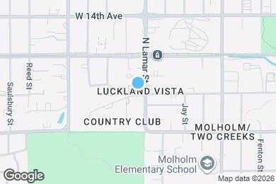 Map image of the property - 1143 Lamar St