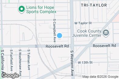 Map image of the property - 2447 W Grenshaw St