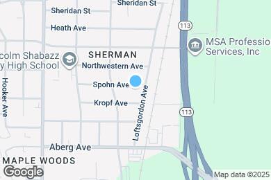 Map image of the property - 1937 Spohn Ave