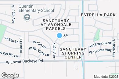 Map image of the property - 10821 W Elm Ln