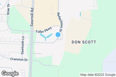 Map image of the property - 6432 Reflections Dr
