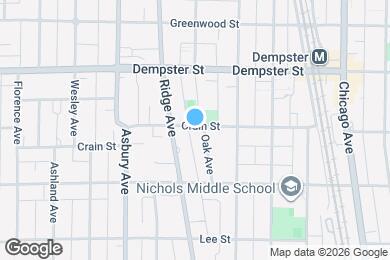 Map image of the property - 1108 Crain St