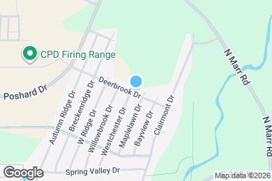 Map image of the property - 3338 Deerbrook Dr