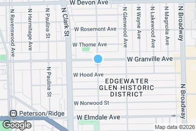 Map image of the property - 6150 N Greenview Ave