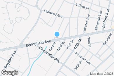 Map image of the property - 1426 Springfield Ave