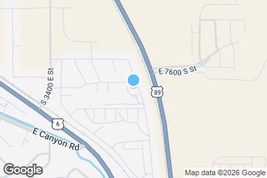 Map image of the property - 1309 S 3690 E