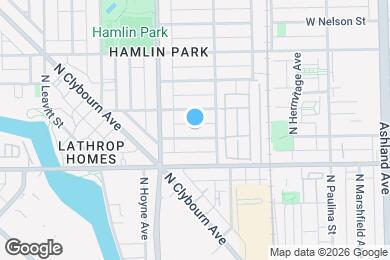Map image of the property - 1922 W Wolfram St