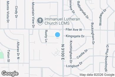 Map image of the property - 2172 Rusty Ct