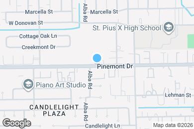Map image of the property - 1000 Pinemont Dr