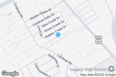 Map image of the property - 49 Thousand Oaks Dr