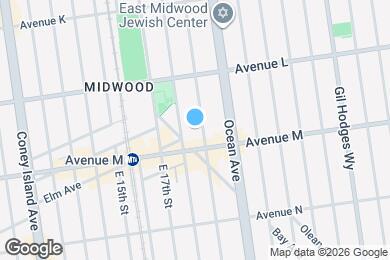 Map image of the property - 1288 E 19th St