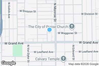 Map image of the property - 1390 N Huron St