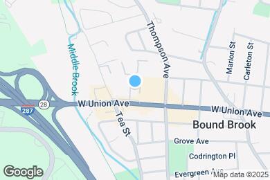 Map image of the property - Bound Brook Apartments