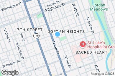 Map image of the property - 436 N Law St