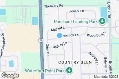 Map image of the property - 4616 Peacock Ln