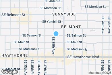 Map image of the property - 3818 SE Salmon St
