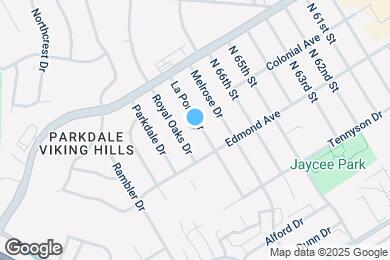 Map image of the property - 1200 La Porte Dr