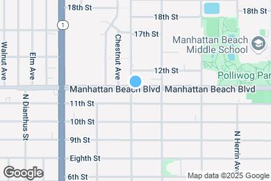 Map image of the property - 1306 Manhattan Beach Blvd