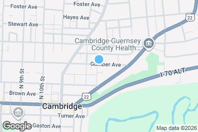 Map image of the property - 1202 Gomber Ave