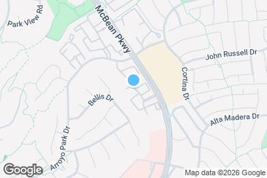 Map image of the property - 25855 McBean Pkwy