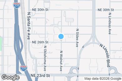 Map image of the property - 2721 N Walnut Ave