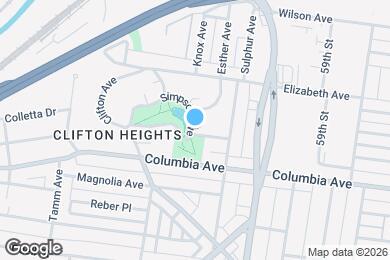 Map image of the property - 2420 Simpson Ave