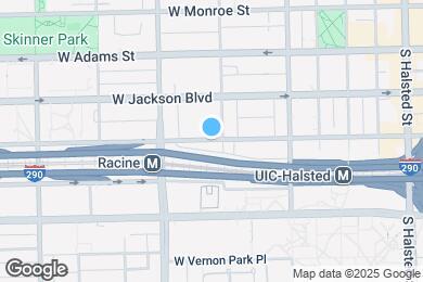 Map image of the property - 1199 W Van Buren St
