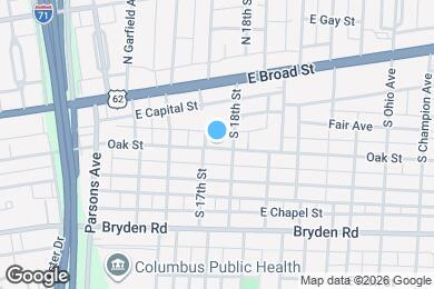 Map image of the property - 874 Oak St
