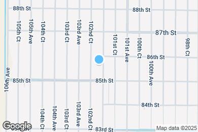 Map image of the property - 8555 102nd Ave