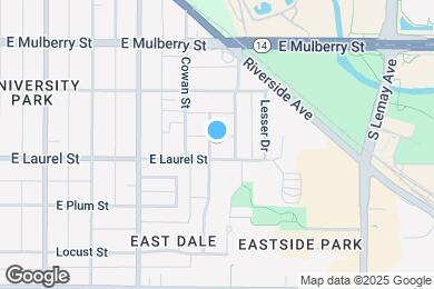 Map image of the property - 624 Colorado St