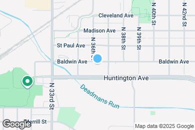 Map image of the property - 3609 Baldwin Ave