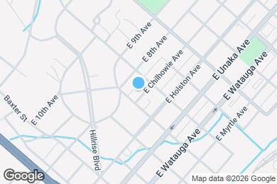 Map image of the property - Shea Apartments