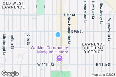 Map image of the property - 919 Massachusetts St