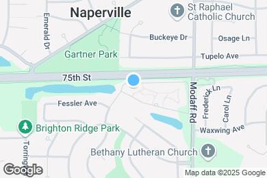 Map image of the property - The Ponds of Naperville