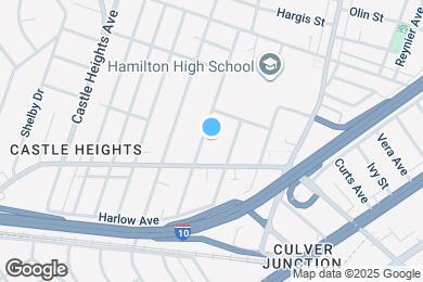 Map image of the property - 3132 S Canfield Ave